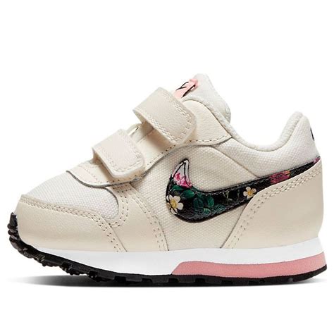 (TD) Nike MD Runner 2 Vintage Floral Beige/White .